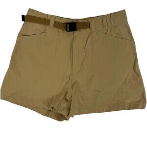 The North Face Women’s Hiking Shorts Beige Built-In Belt Outdoor Size 2